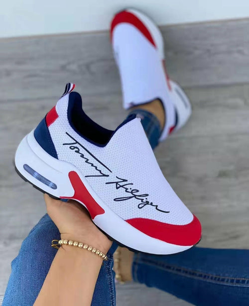Women's Breathable Wedge Walking Sneakers - V2