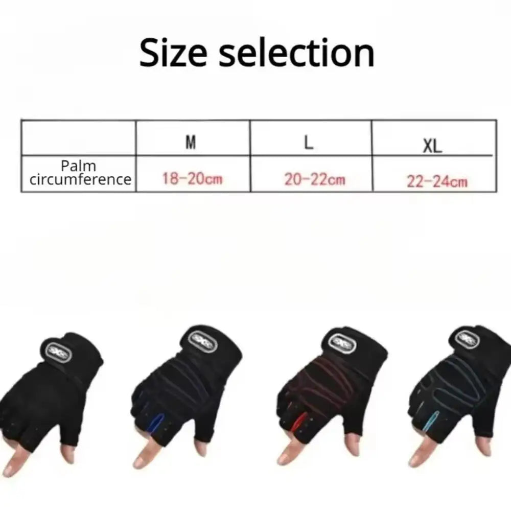 Half Finger Fitness Gloves with Wrist Guard - V2