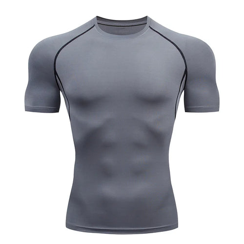 Men's Long-Sleeve Compression Turtleneck Rash Guard
