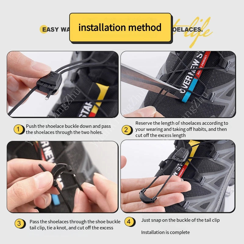 No-Tie Round Shoe Laces