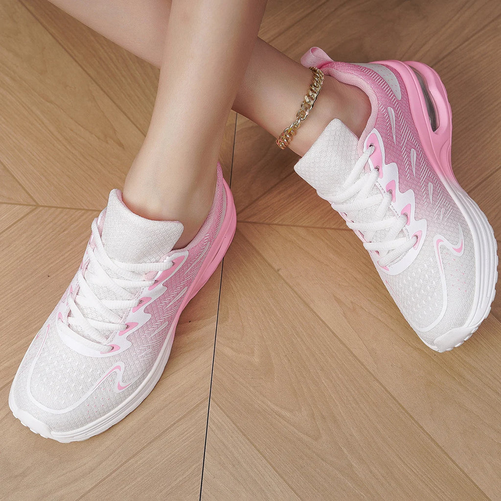 Women's Air Cushion Mesh Walking Sneakers
