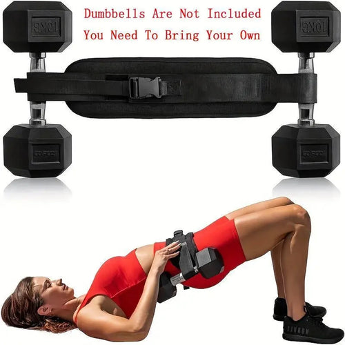 Adjustable Padded Dip Belt for Hip Thrust