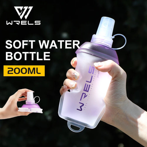 WRELS Soft Folding Sport Water Bottle