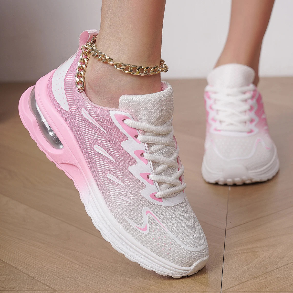 Women's Air Cushion Mesh Walking Sneakers