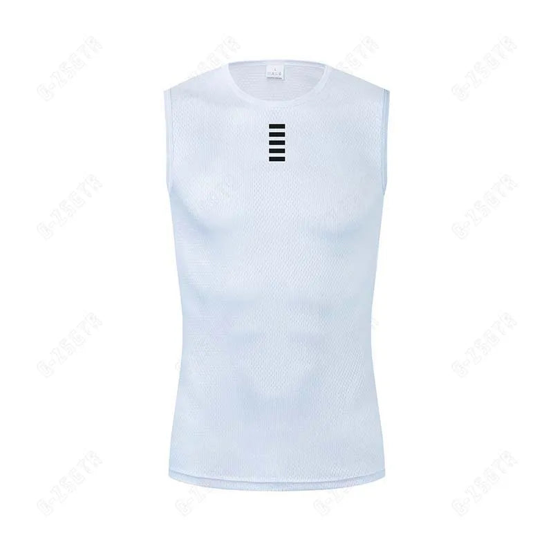 Cycling Base Layer Reflective Underwear White Cycling Jersey Sport