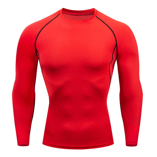 Men's Long-Sleeve Compression Turtleneck Rash Guard