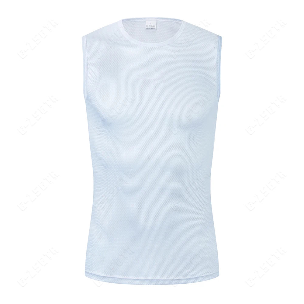 Cycling Base Layer Reflective Underwear White Cycling Jersey Sport