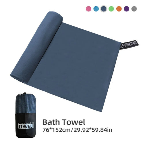Microfiber Quick-Dry Gym Towel - Odor-Free