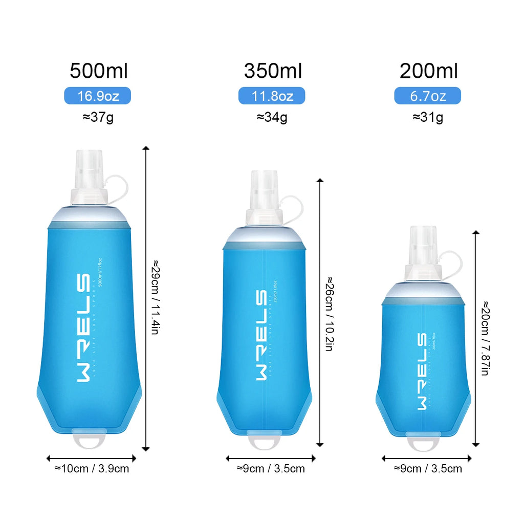 WRELS Soft Folding Sport Water Bottle