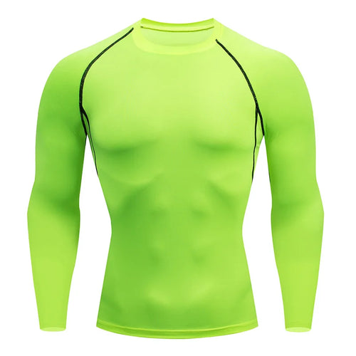 Men's Long-Sleeve Compression Turtleneck Rash Guard