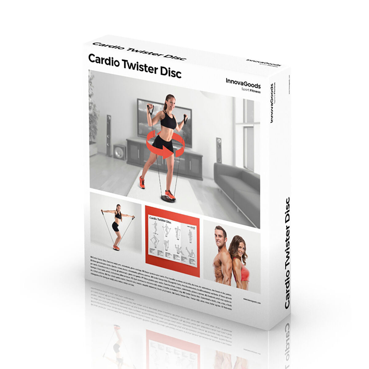 InnovaGoods Cardio Twister Disc with Exercise Guide