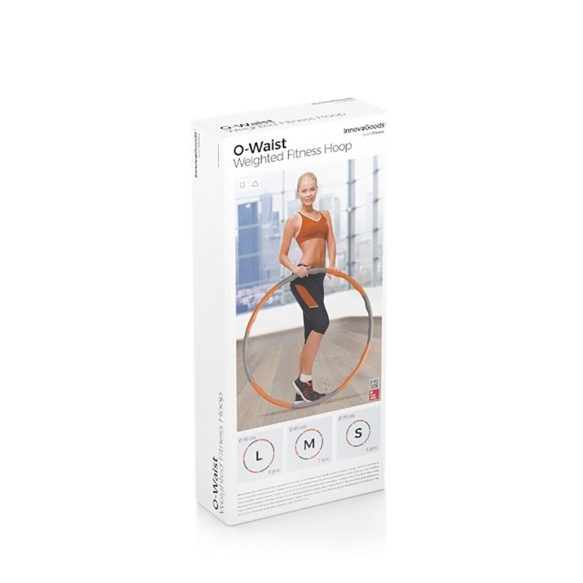 InnovaGoods Detachable Foam Fitness Hoop