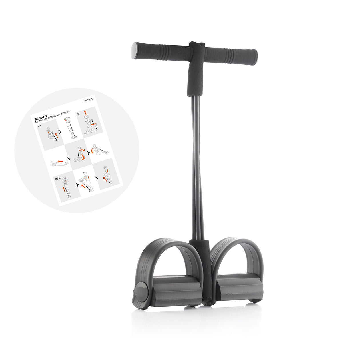 Tensport Multifunction Resistance Bands with Exercise Guide