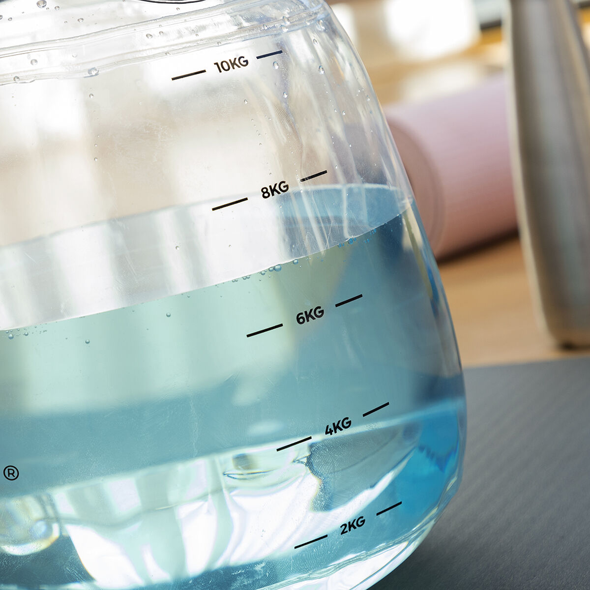 Water-Filled Kettlebell with Exercise Guide