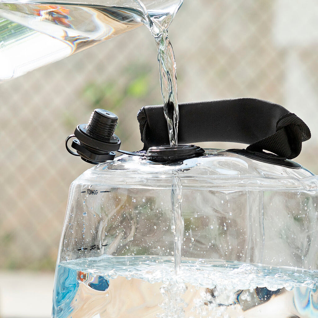 Water-Filled Kettlebell with Exercise Guide