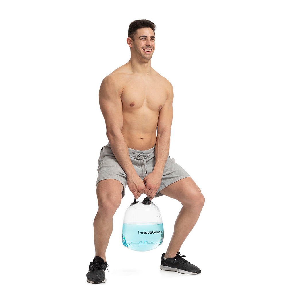 Water-Filled Kettlebell with Exercise Guide