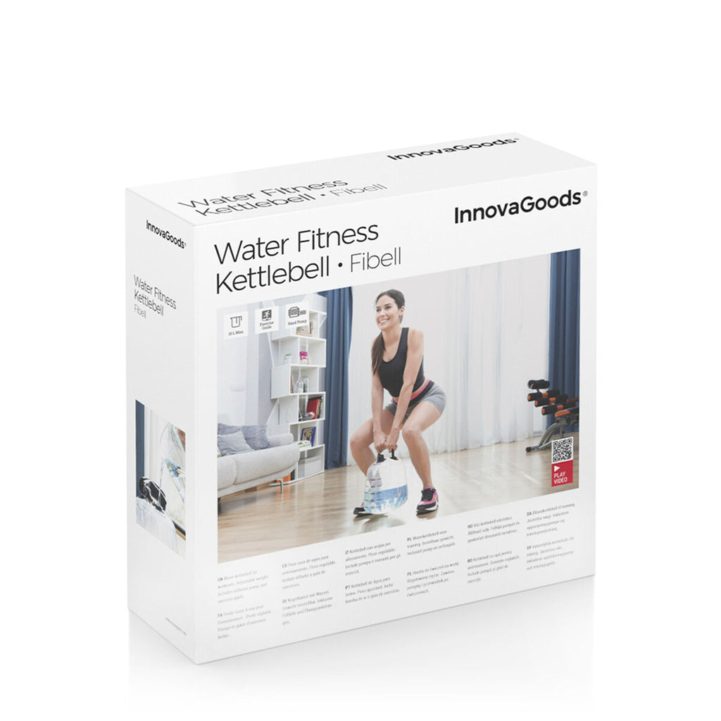 Water-Filled Kettlebell with Exercise Guide