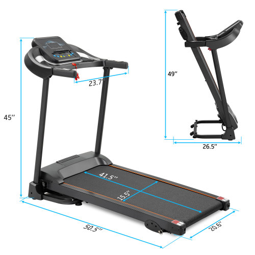 Compact Folding Motorized Treadmill