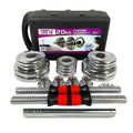 44lbs Adjustable Cast Iron Dumbbell Set