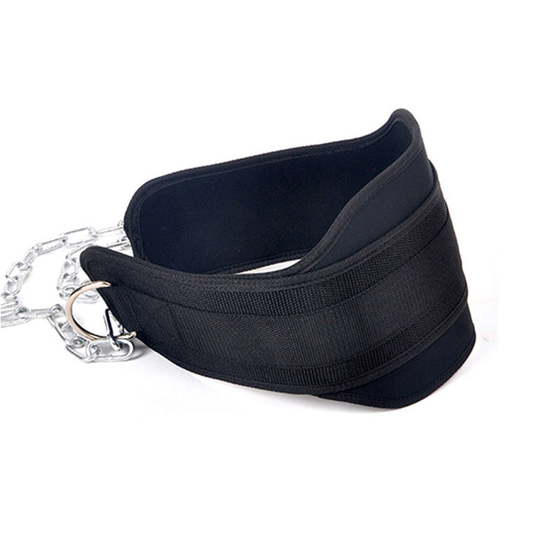 Weightlifting Dip Belt with Chain