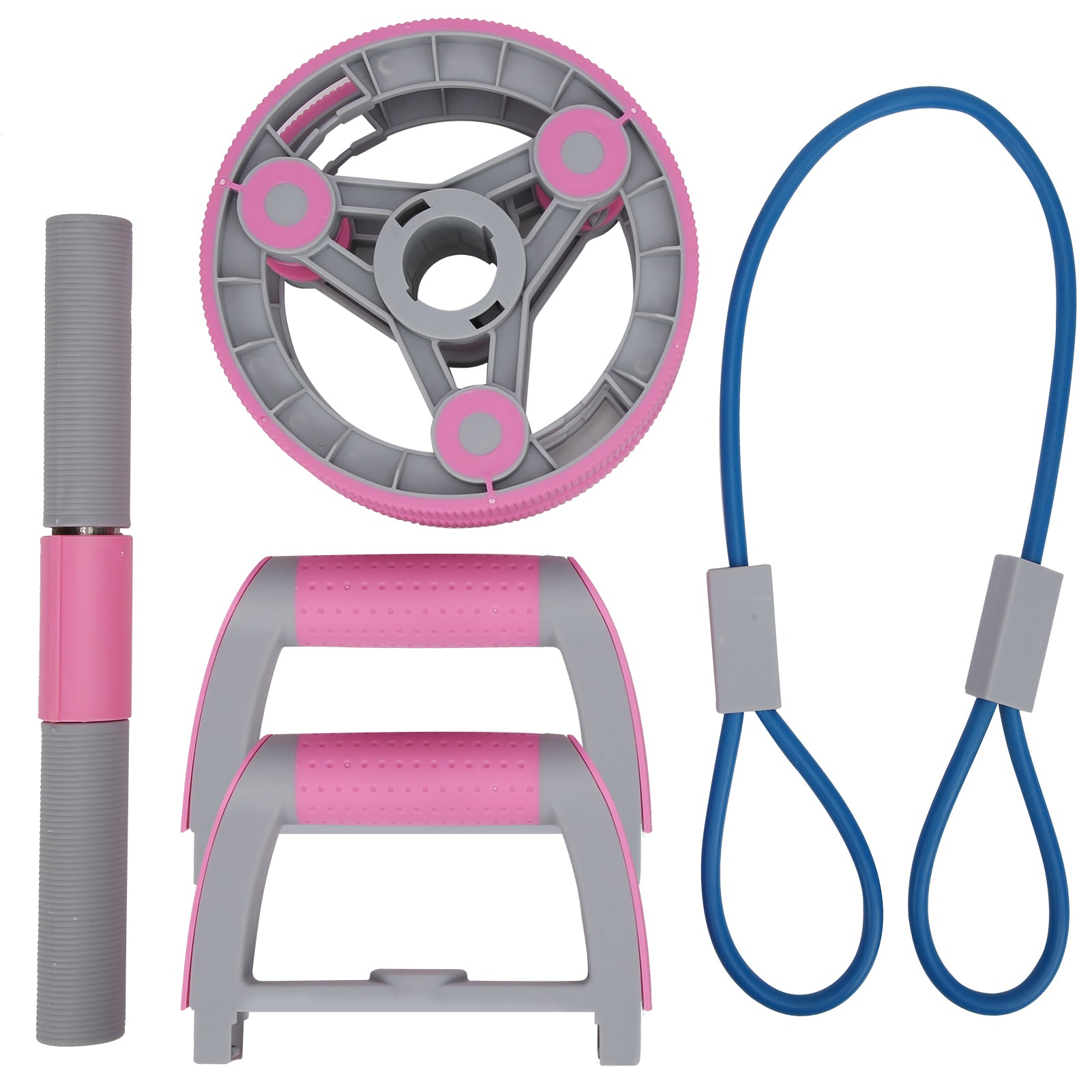 Ab Wheel &amp; Pull Strap Training Set