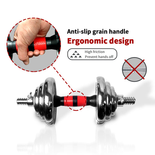 44lbs Adjustable Cast Iron Dumbbell Set