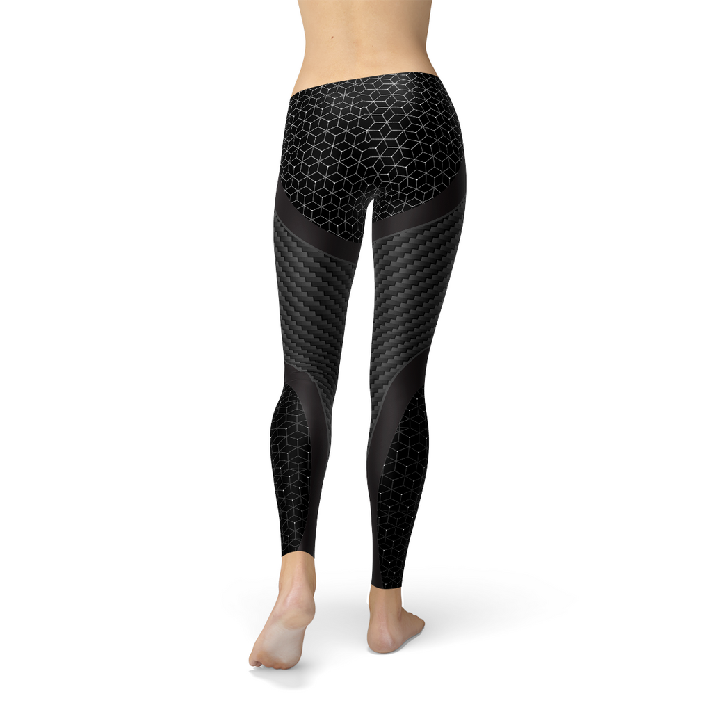 Women's Carbon Fiber Print Leggings
