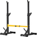 Squat Rack Stand with Barbell &amp; Bench Press