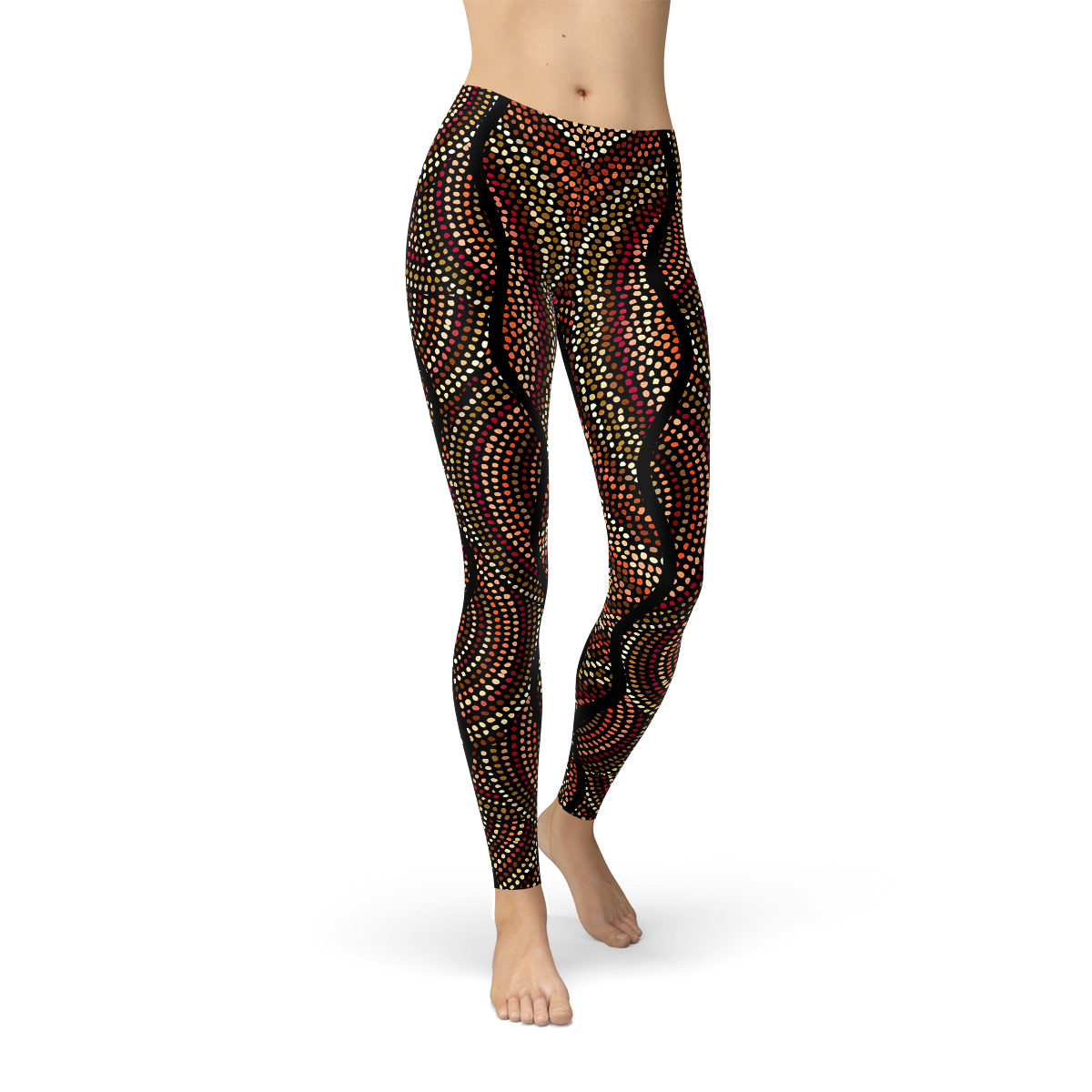Women's Polka Dot Print Leggings
