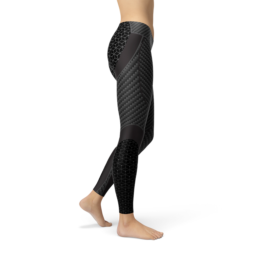 Women's Carbon Fiber Print Leggings
