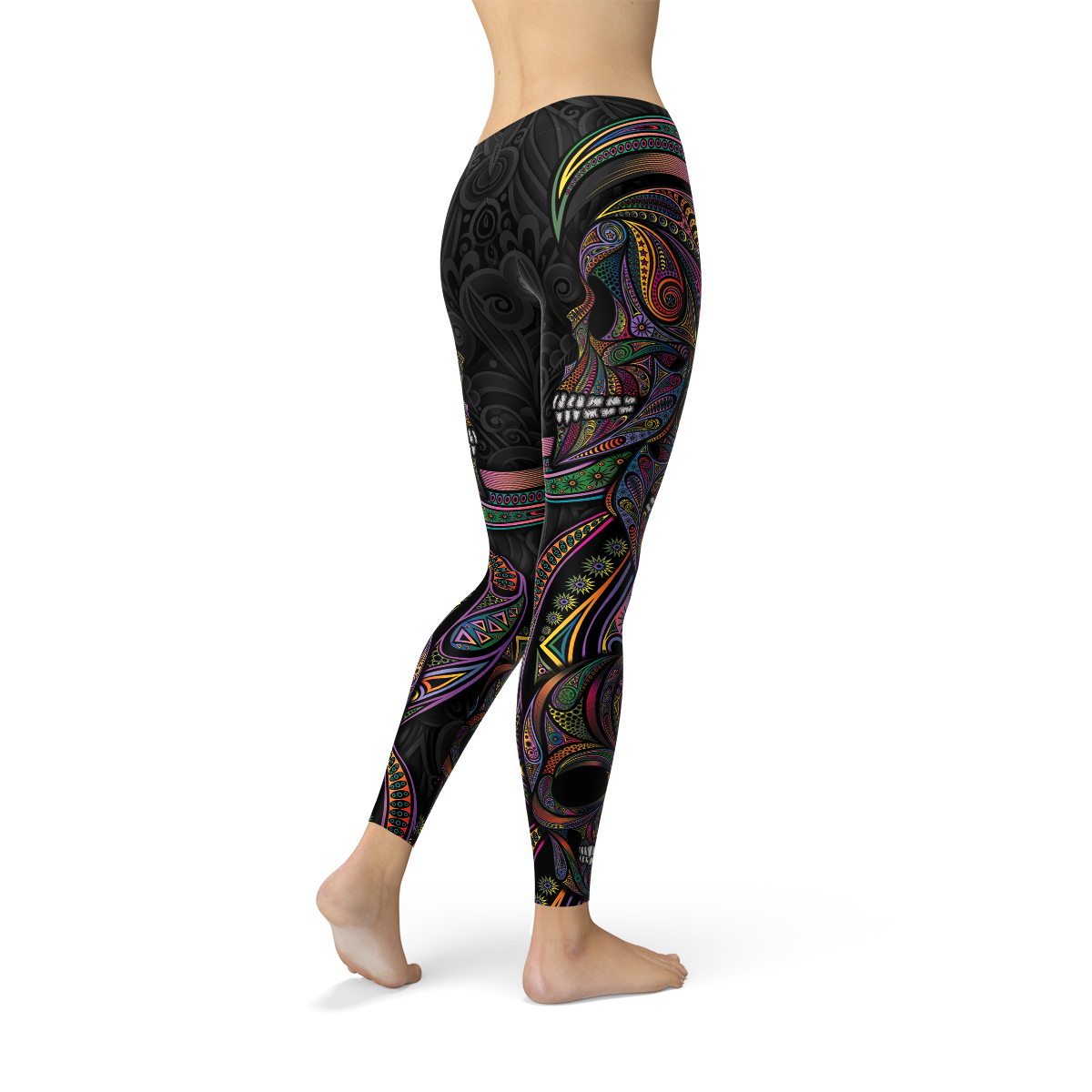 Women's Sugar Skull Print Leggings