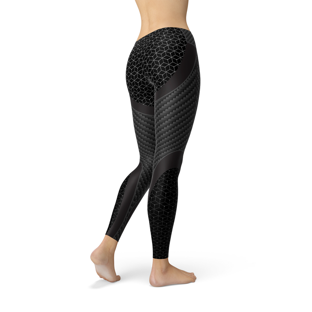 Women's Carbon Fiber Print Leggings