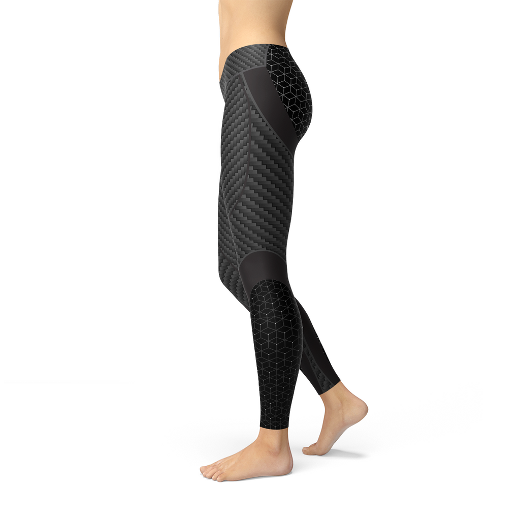 Women's Carbon Fiber Print Leggings