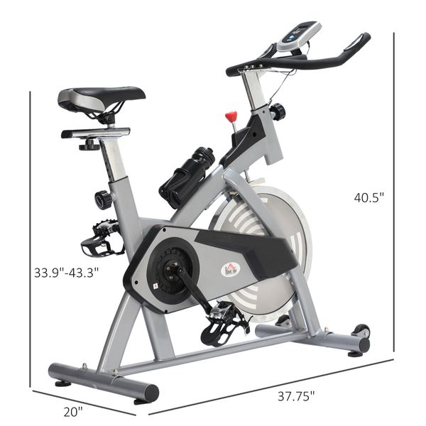 Soozier Adjustable Upright Exercise Bike