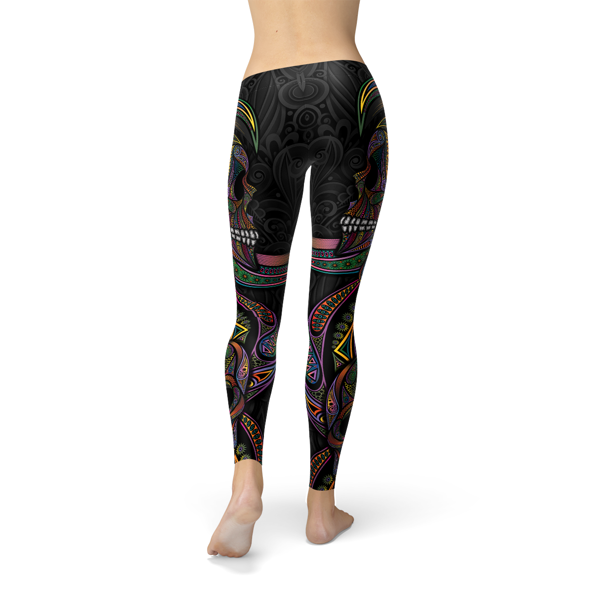 Women's Sugar Skull Print Leggings