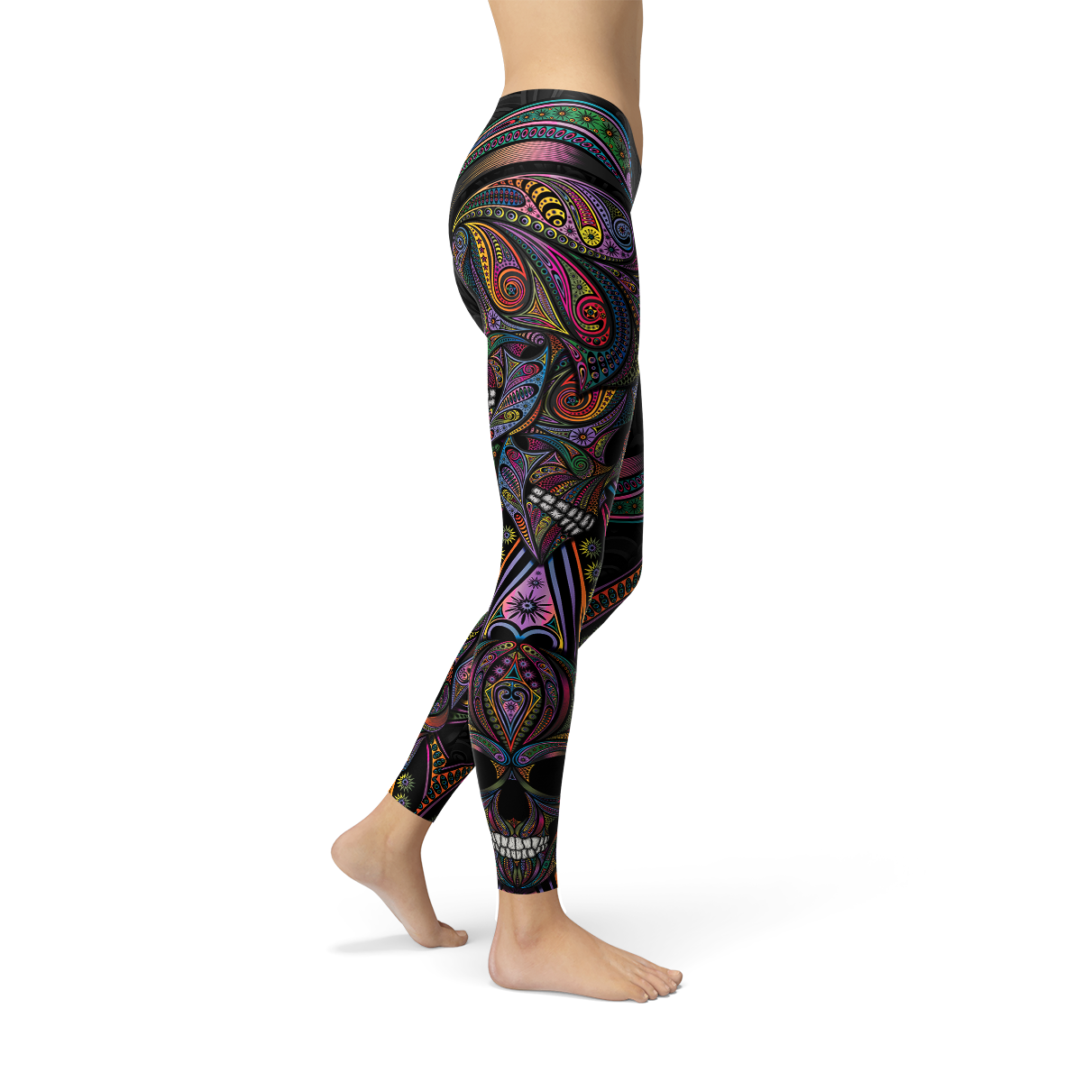 Women's Sugar Skull Print Leggings