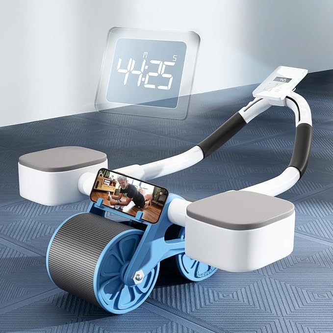 Automatic Rebound Ab Roller with Timer