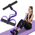 4-Tube Resistance Band Set with Pedal