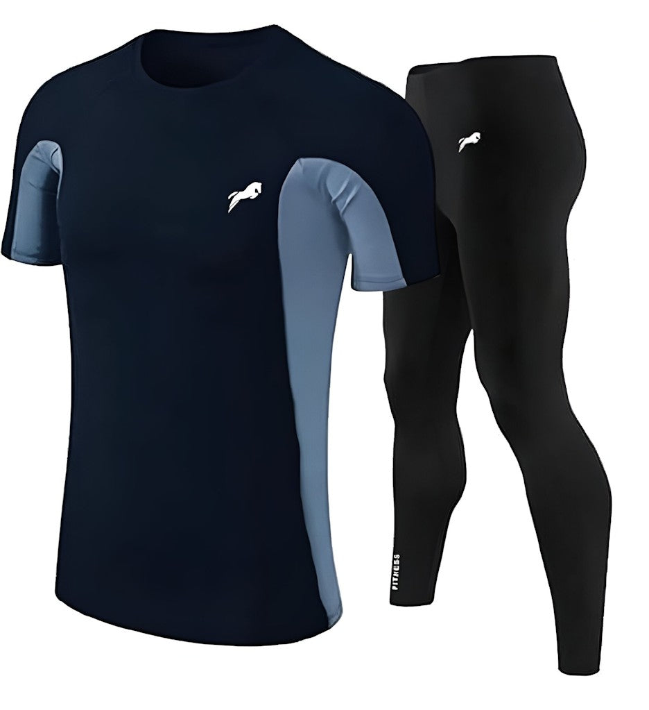 Men's Half-Sleeve T-Shirt & Shorts Set