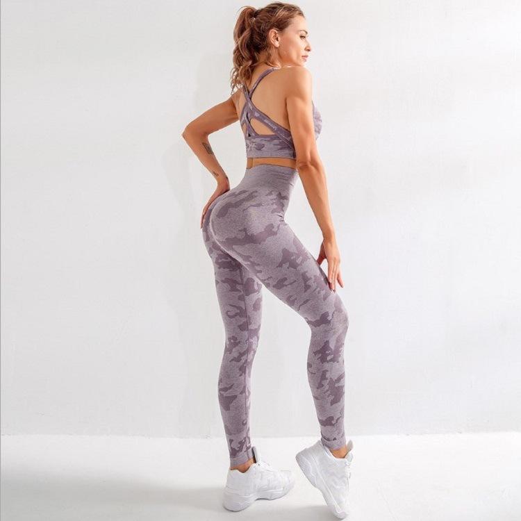 Women's 3-Piece Camo Yoga Set