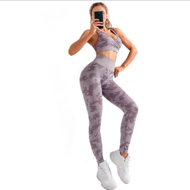 Women's 3-Piece Camo Yoga Set