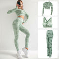 Women's 3-Piece Camo Yoga Set