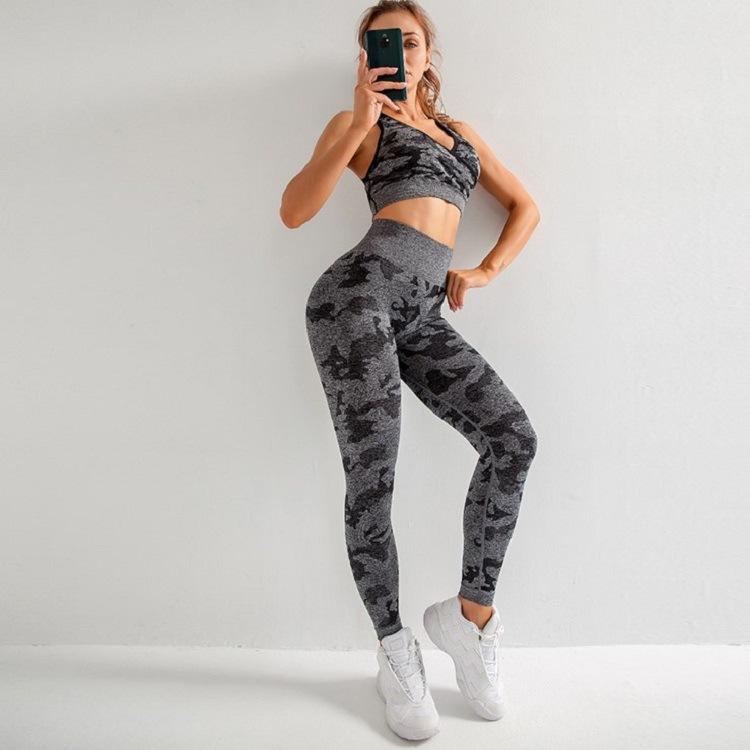 Women's 3-Piece Camo Yoga Set