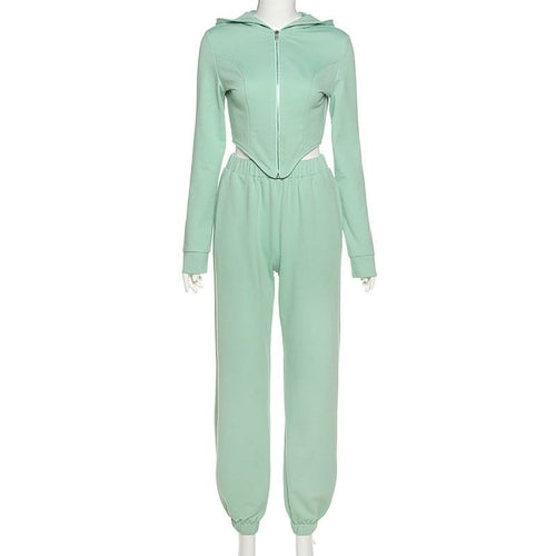 Women's Long Sleeve Two-Piece Workout Set