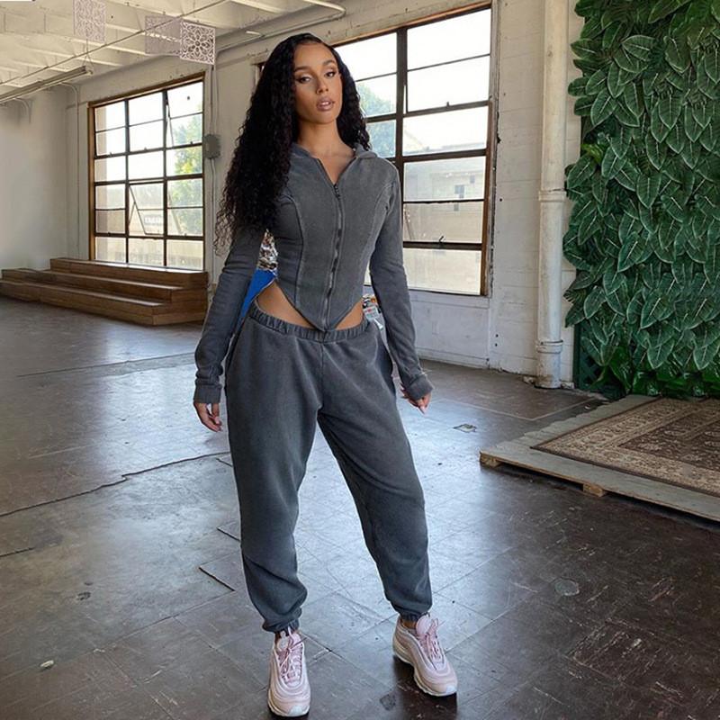 Women's Long Sleeve Two-Piece Workout Set