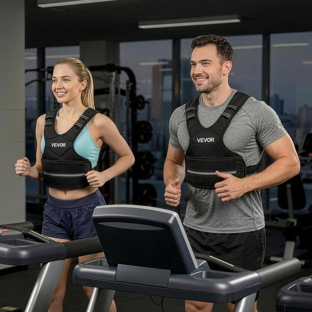 Adjustable Weighted Vest, 11-20lb Weight Vest with 6 Ironsand Weights
